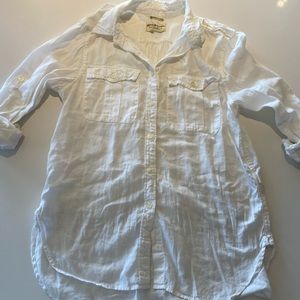 Spring time button down white blows